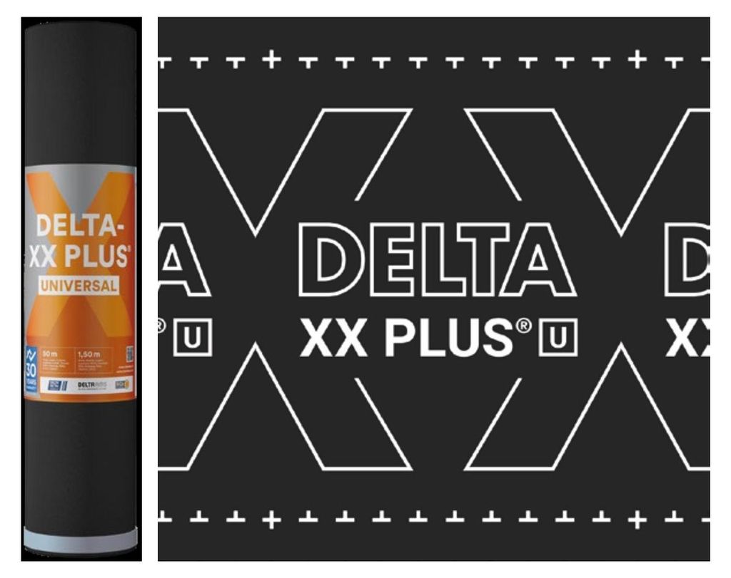 Unterdachbahn DELTA XX Plus Universal DOERKEN 1.50x50 m - Produktbild 