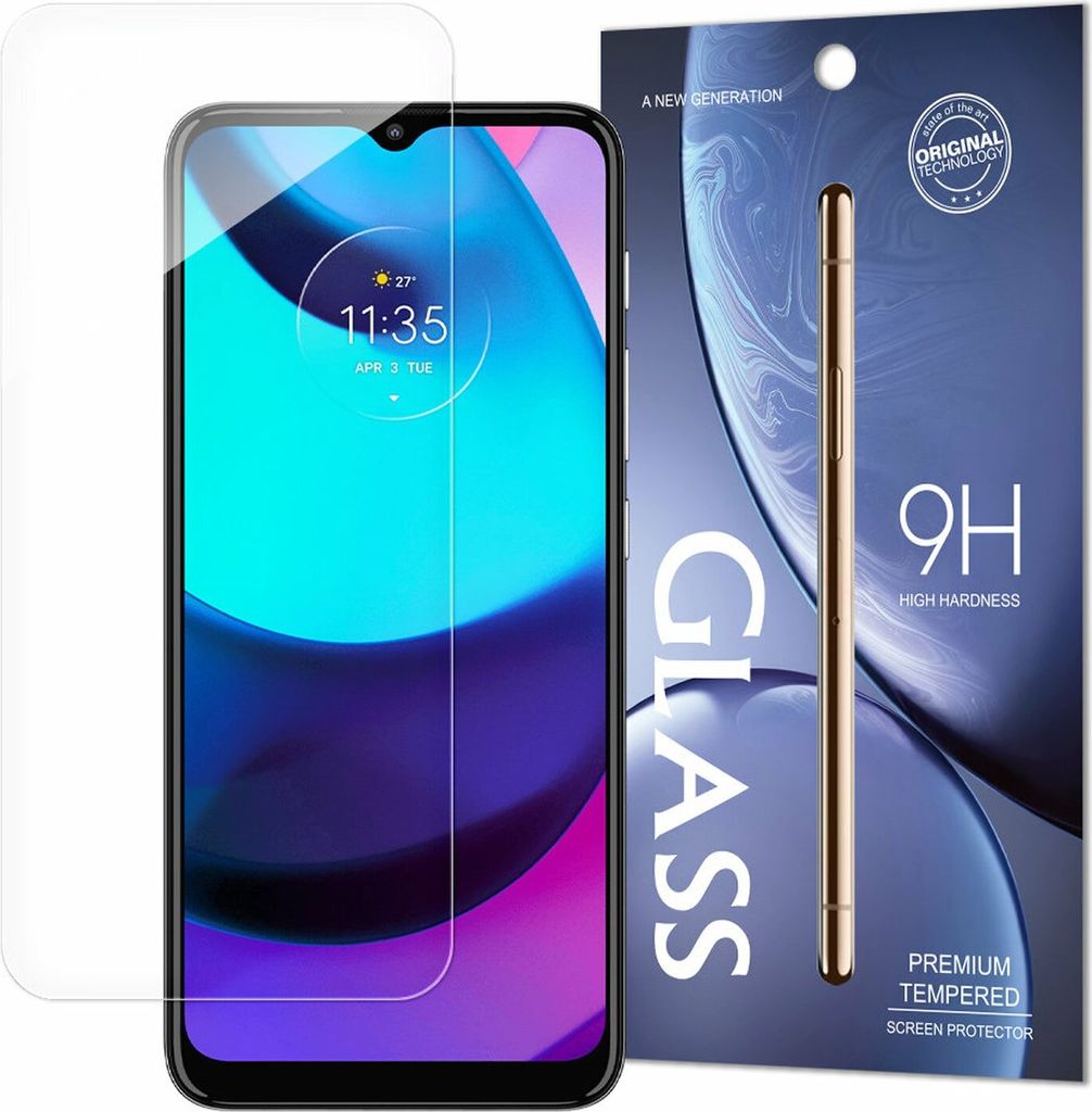 3X Schutz Glas 9H Tempered Glass Display Schutz Folie Display Glas Screen Protector kompatibel mit Motorola Moto E20