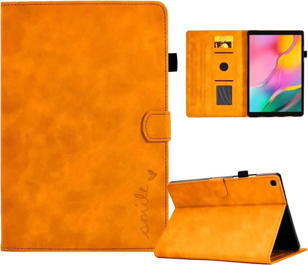 Protection Tablette Samsung Tab A 10.1 2019 SM-T510 Orange pour Voyage