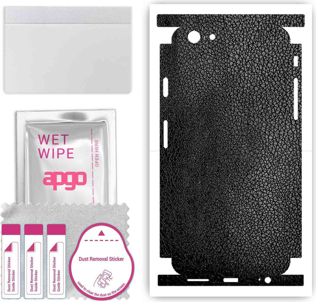 apgo Rückseite + Seiten Schutzfolie, Skin, kompatibel mit Apple iPhone 6s, Hinten Displayschutzfolie aus Vinylfolie, kratzfest, einfache Montage -...