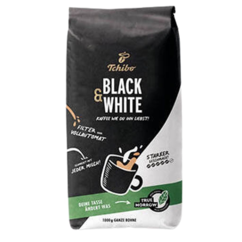 Kawa ziarnista Tchibo Black & White 1kg Zdjęcie produktu 