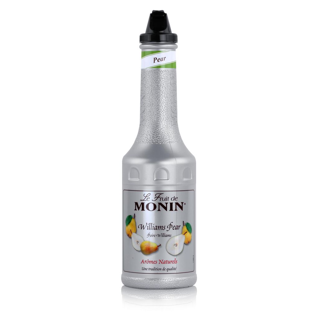 Monin Fruchtpüree Mix Williams Birne 1L - Cocktails Milchshakes (1er Pack)