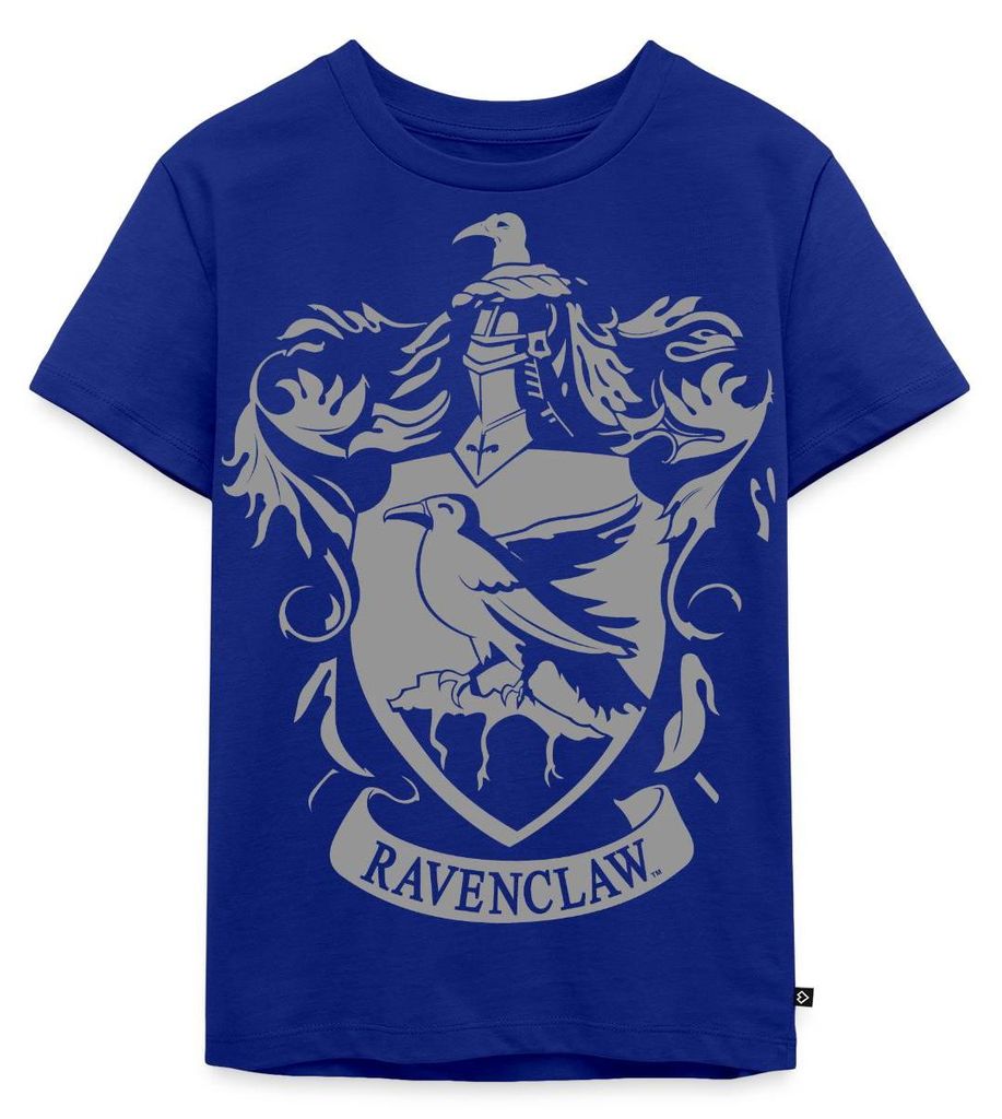 Spreadshirt Harry Potter Ravenclaw Wappen Kinder Premium T-Shirt, 134/140 (8 Jahre), Royalblau