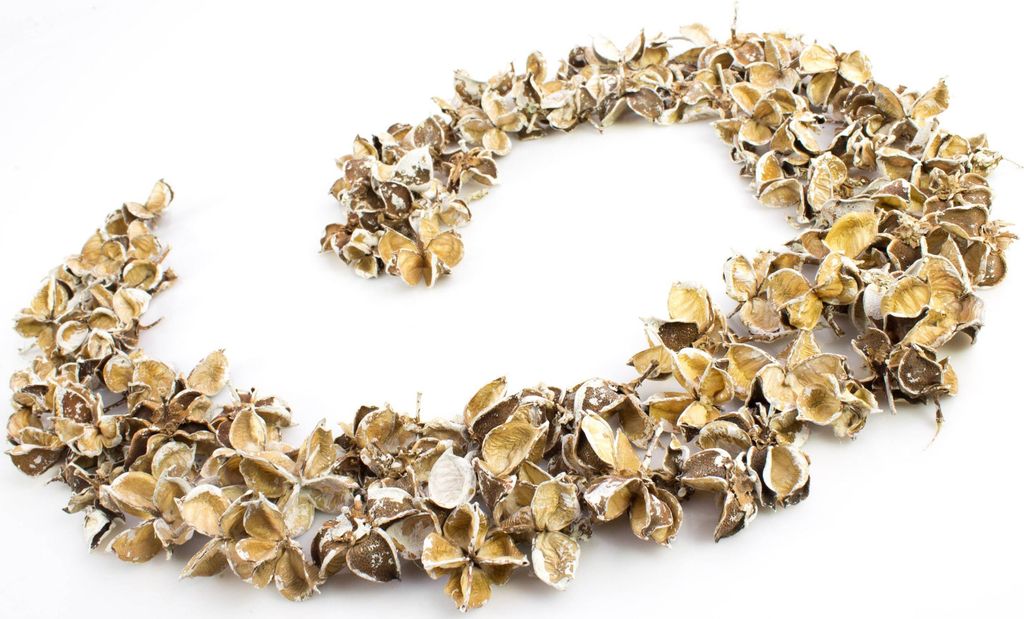 INNA-Glas Baumwoll - Fruchtschalen - Set Candy, beige - weiß, 4cm, Ø 6cm - Potpourri - Streudeko