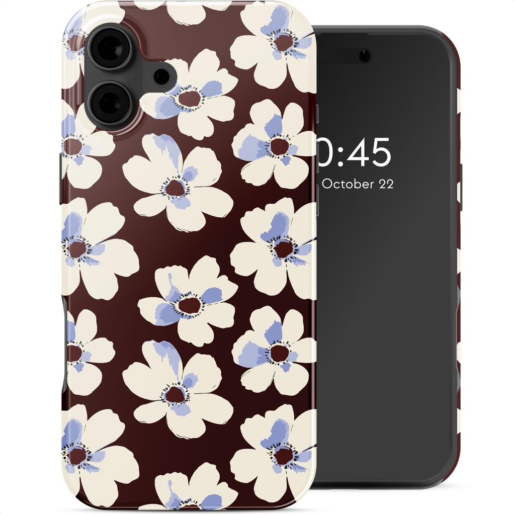 Selencia Vivid Rückabdeckung mit MagSafe iPhone 16 - Choco Flower Pop