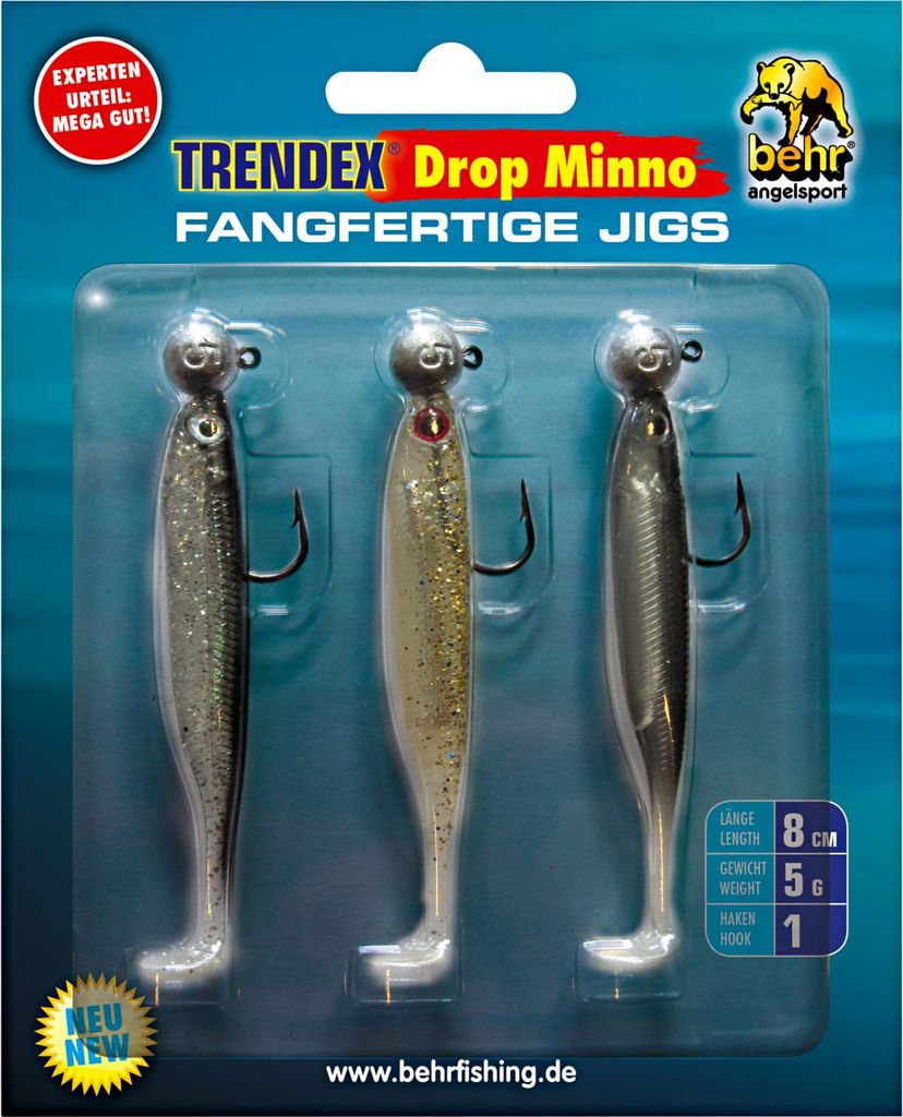 Trendex Gummifischset Drop Minno