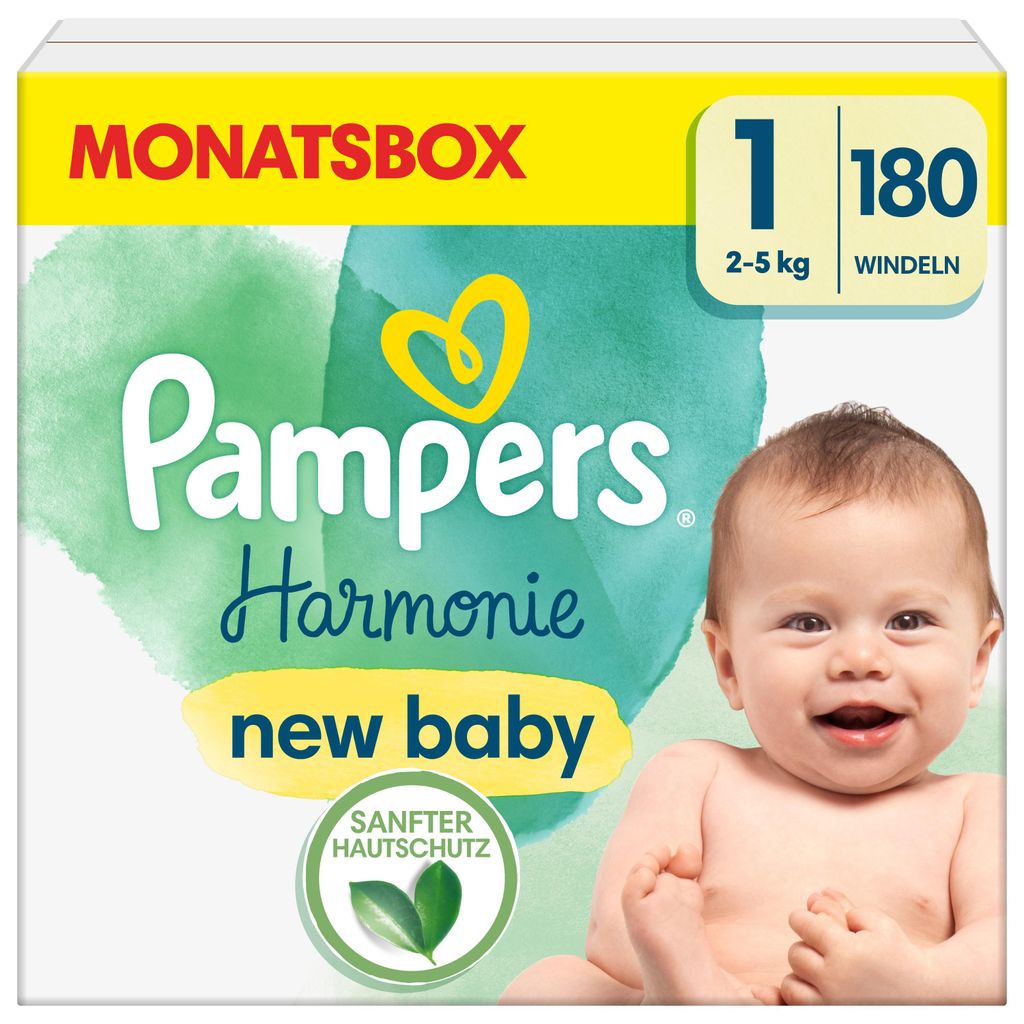 Pampers Baby Windeln Größe 1 - 2-5 kg Harmonie Produktbild 