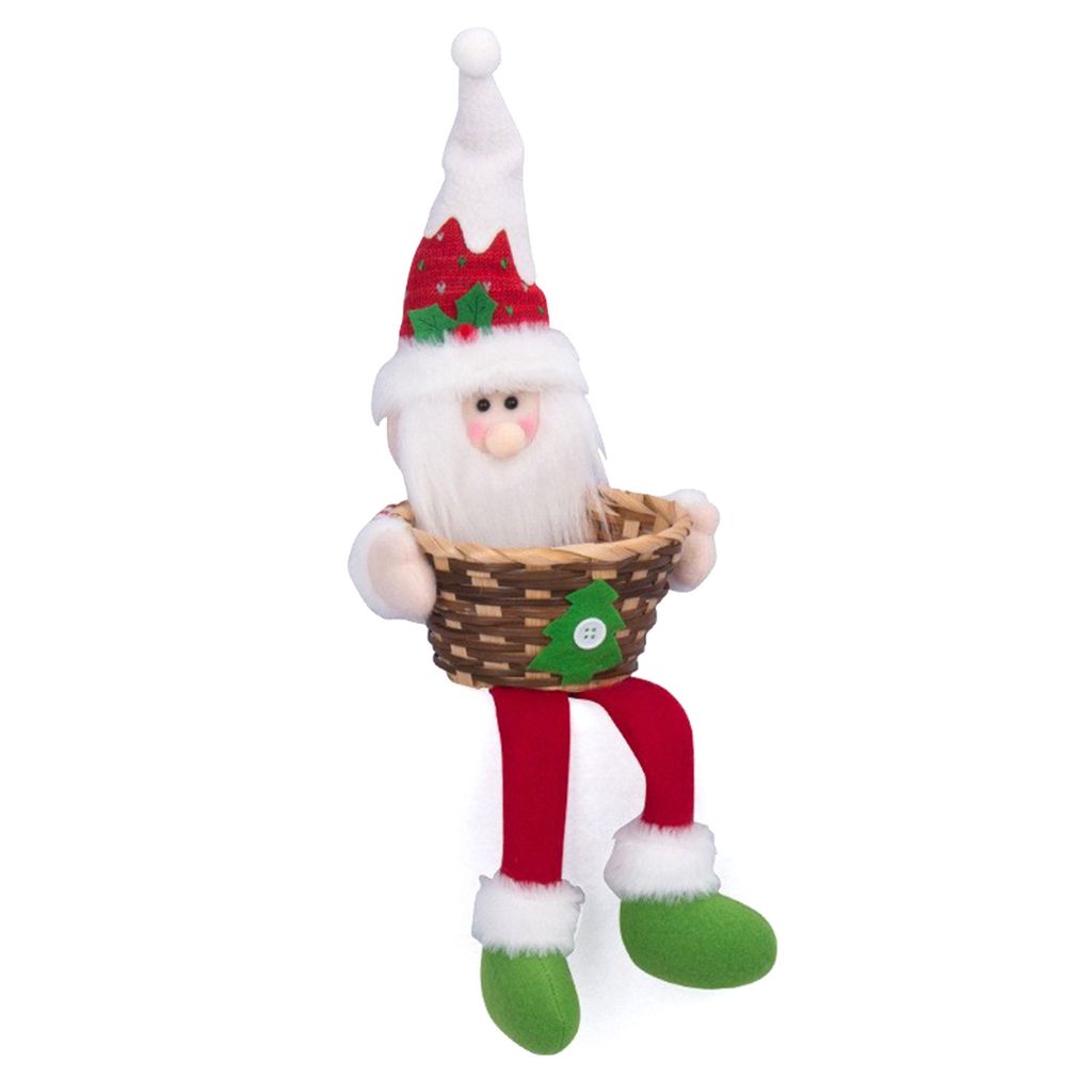 Weihnachts-Obstkorb, Süßigkeitenbox für Kinder, Weihnachts-Süßigkeitenkorb zur Heimdekoration