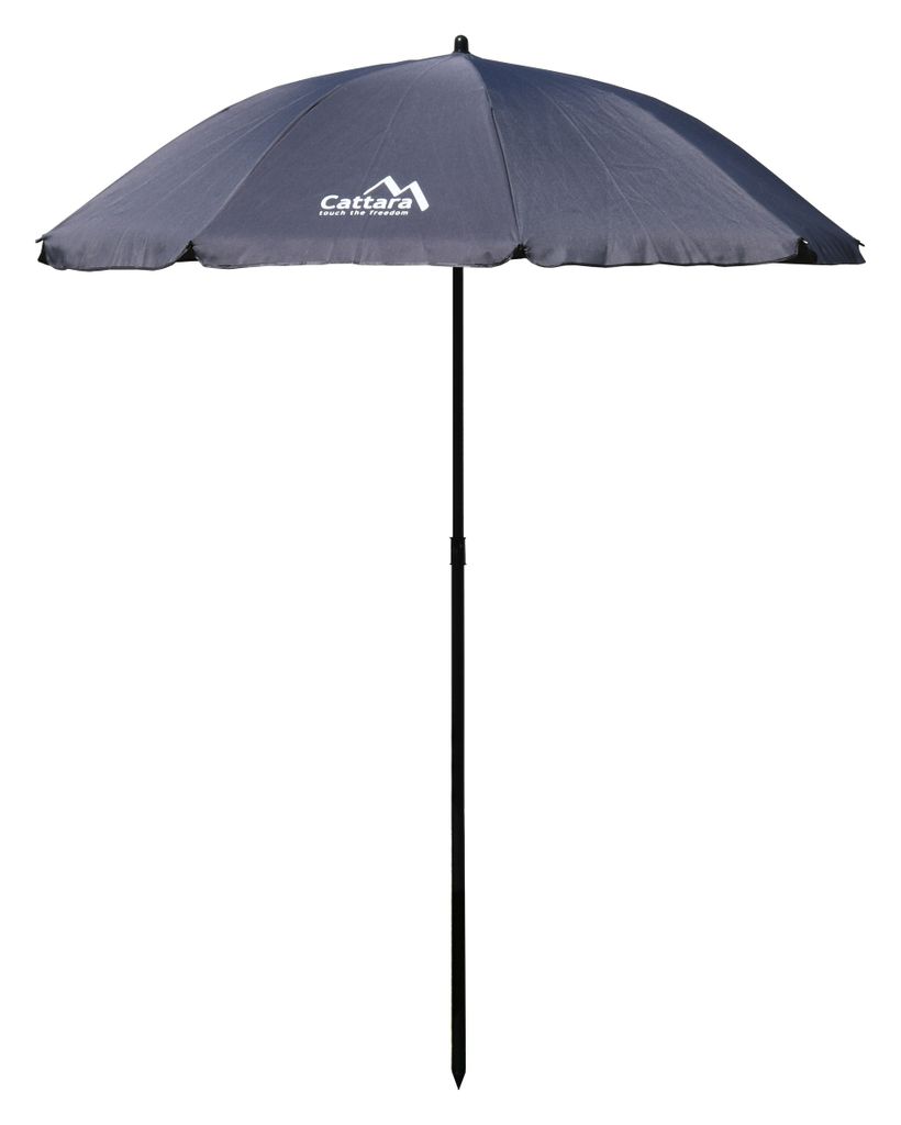 Cattara Sonnenschirm Falten TRIEST 180cm grau