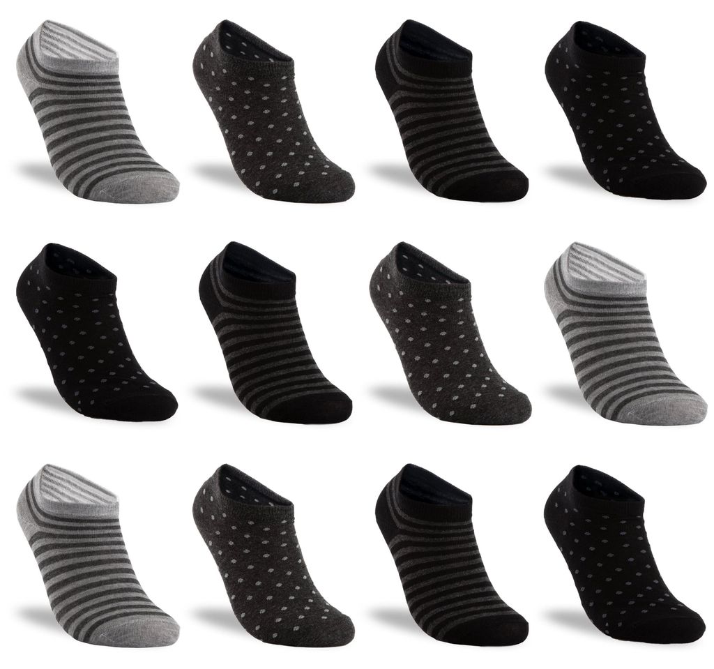TEXEMP Damen Sneaker Socken 6 - 18 Paar Kinder Baumwolle Produktbild 