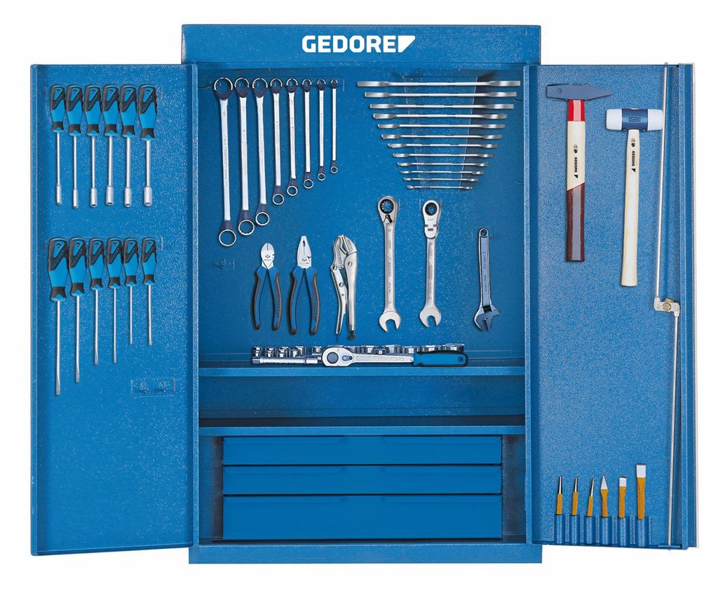 GEDORE 1400 G Werkzeugschrank mit Sortiment S 1400 G, 6613250