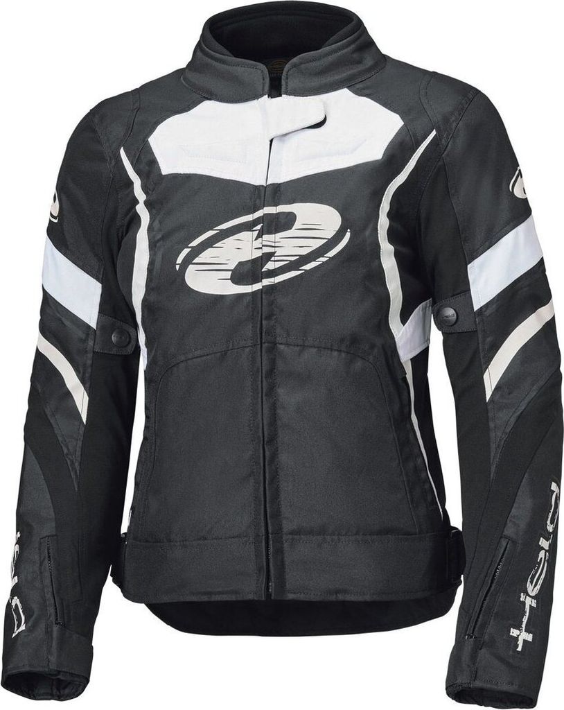 Held Baxley Top wasserdichte Damen Motorrad Textiljacke, schwarz/weiß, XL