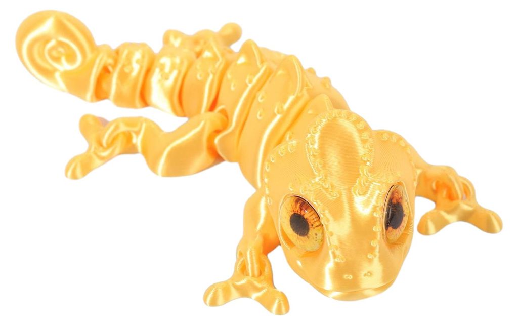 3D-gedrucktes, bewegliches Chamäleon-Modell mit Gelenken – flexibles Chamäleon-Spielzeug zum Stressabbau, ideal als Dekoration für Zuhause ode...