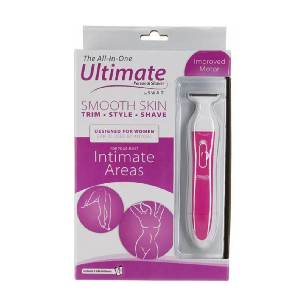 Swan Vibes Set Rasoir Manuel pour Femme Rose avec Lames de Rechange