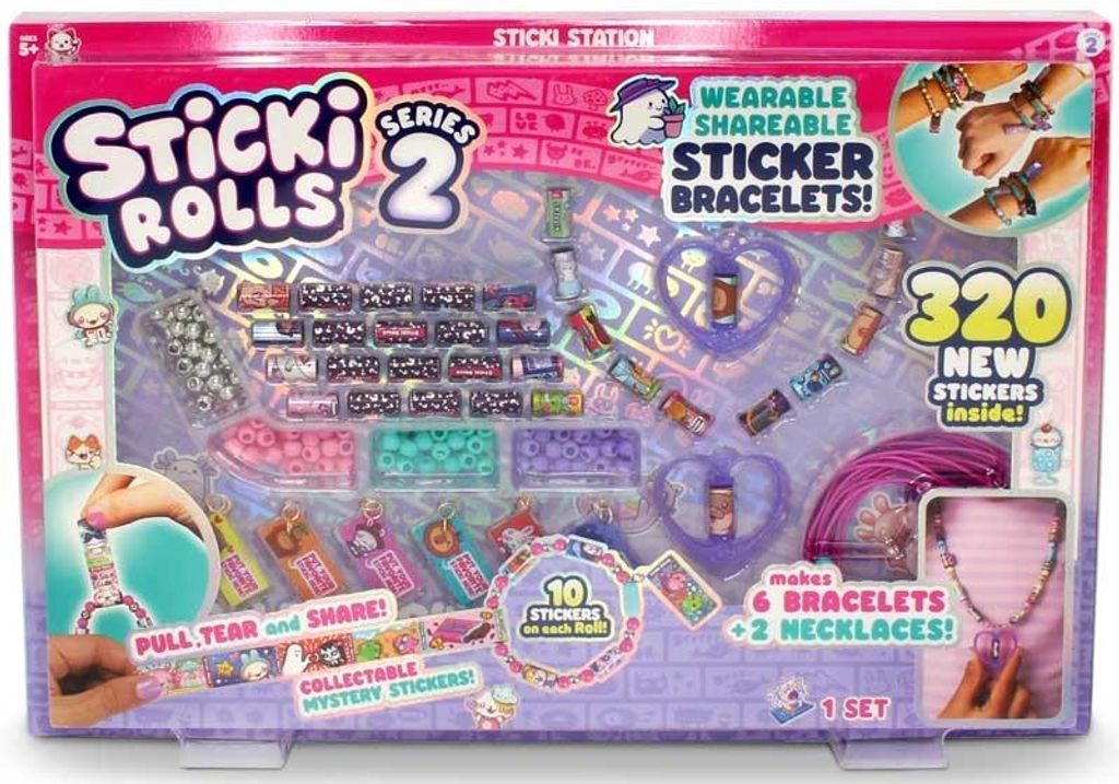 Sticki Rolls Station SERIES 2 Sticki Book Set pre dievča Obrázok produktu 