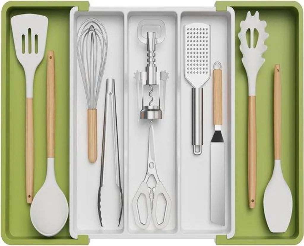 Passoire pliable anti-encombrement - Grand format plastique vert