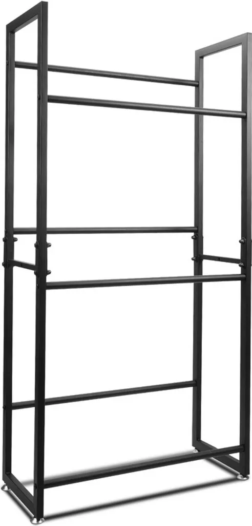 Portacasse per bevande Portacasse per 6 casse Nero 105x32x85cm