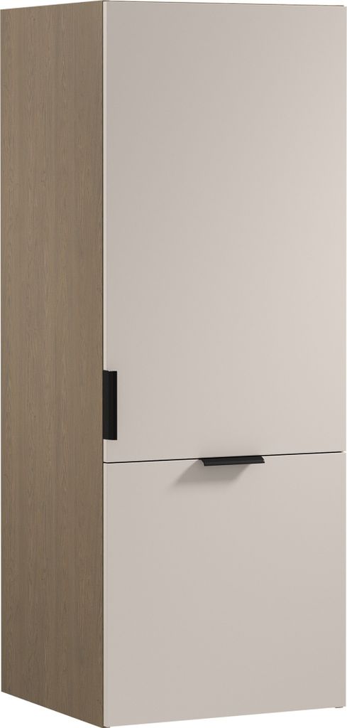 Hängeschrank 60 cm Küchenschrank Küchenmöbel, Sorento N60N Beige/Eiche