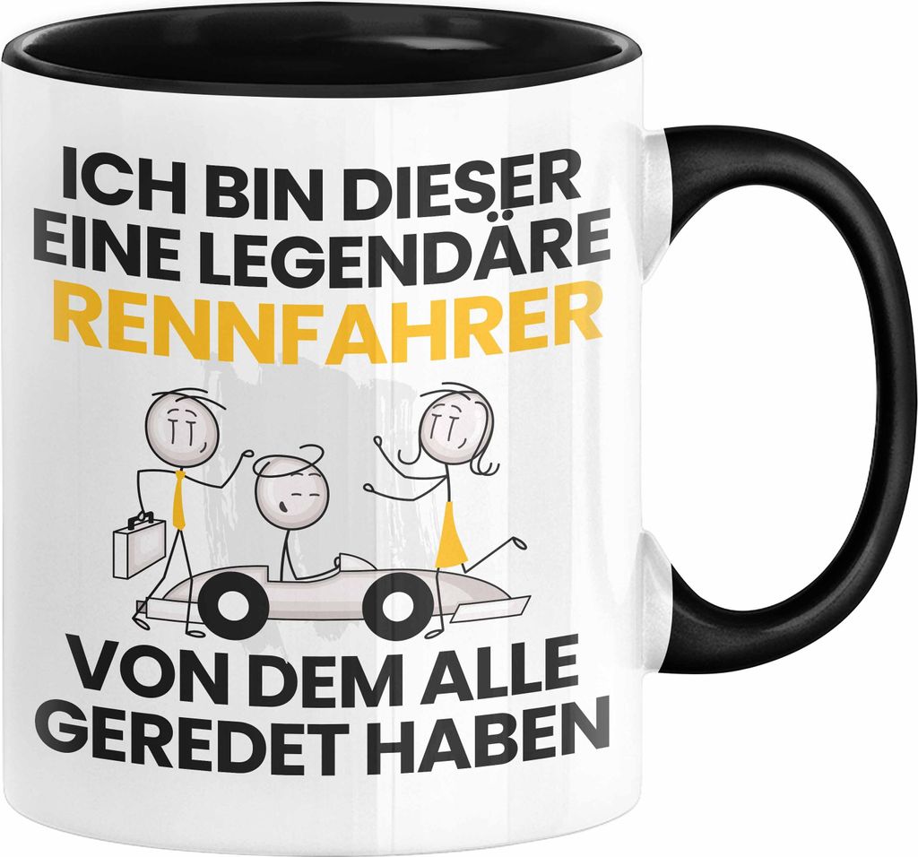 Rennfahrer Geschenk Tasse Lustige Geschenkidee Geburtstag für Rennfahrer Ich Bin Dieser Legendäre Rennfahrer Von Dem Alle Geredet Haben Kaffee-Be...