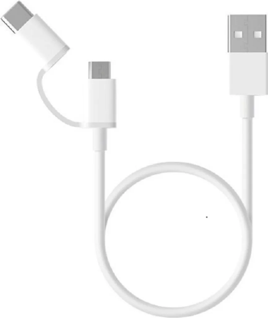 Xiaomi Mi Cavo 2-in-1 USB 30cm: Carica Micro USB e Type-C Originale