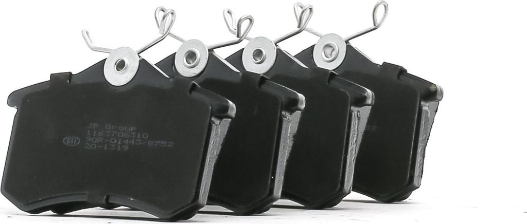 Bremsklotzsatz hinten 17,2 mm JP