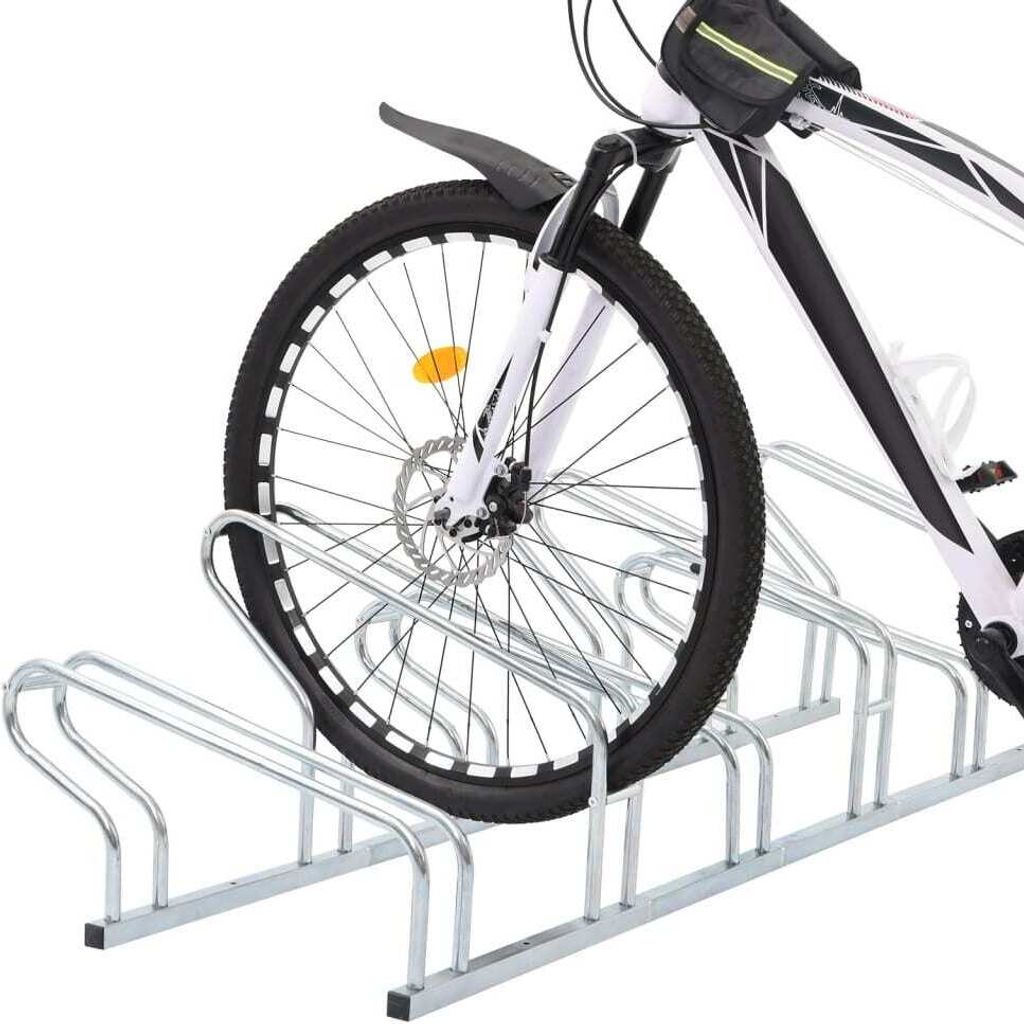 vidaXL Portabiciclette per 6 biciclette a piantana in Immagine del prodotto 
