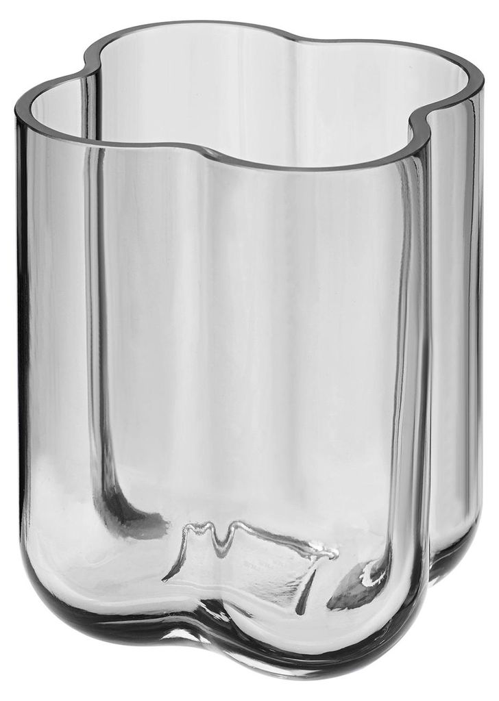 blomus Vase PUA DH 14x16 cm grau Blumenvase Blumengefäß Produktbild 