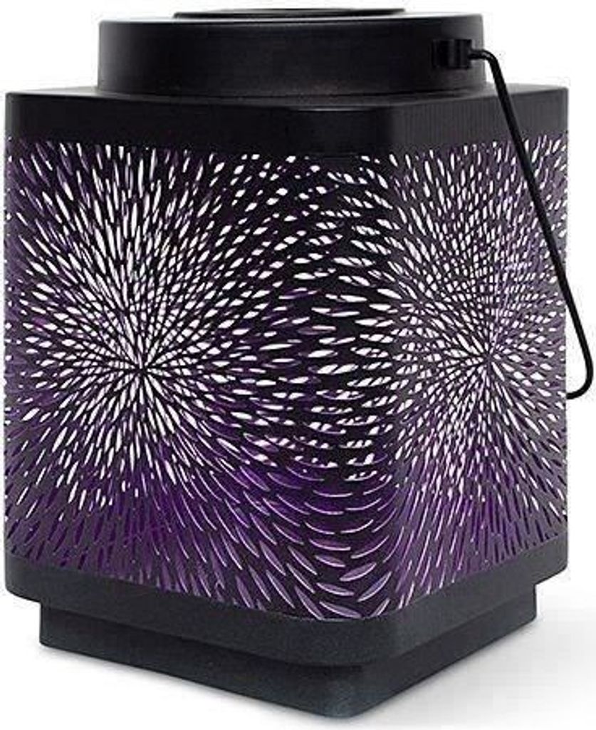 Solarlaterne Garden ID Attract, Mauve, 11 x 11 x 15 cm, 6-8h Autonomie, Mobile, On/Off Knopf