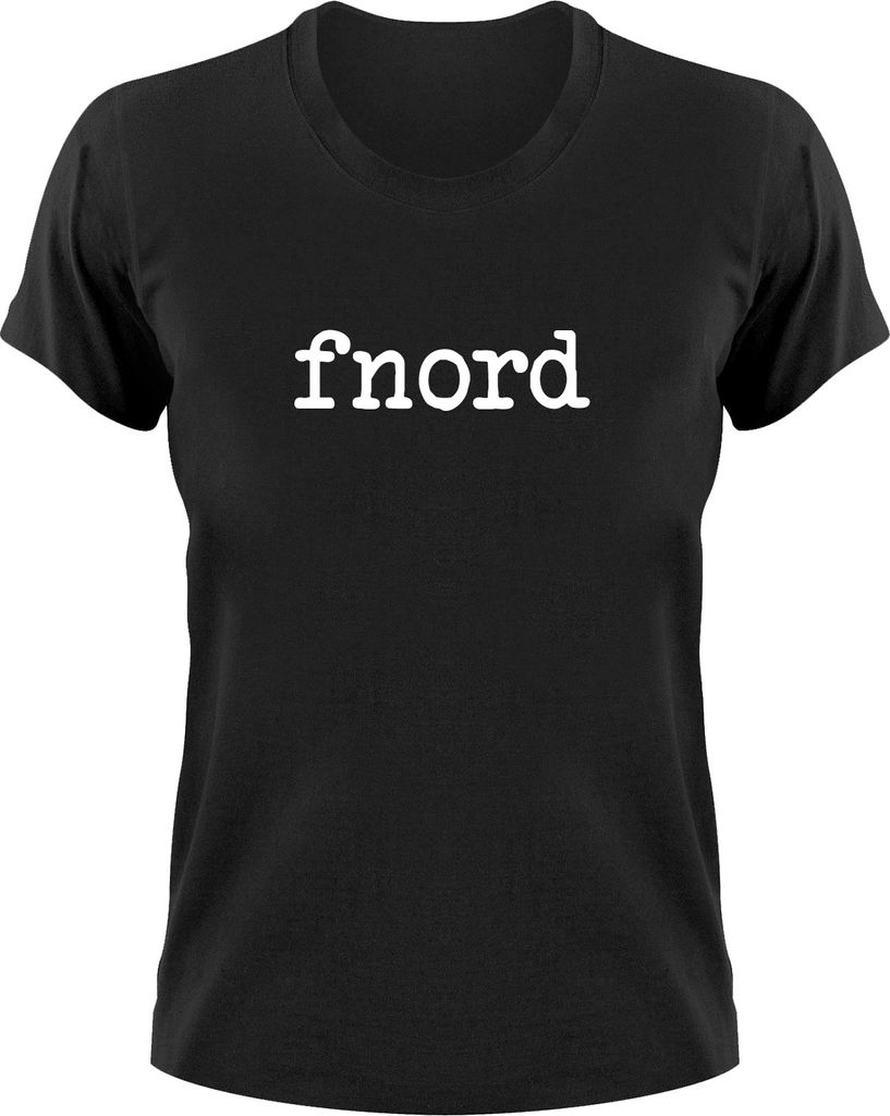 Styletex23 T-Shirt Fnord Illuminatus, Damen schwarz, S