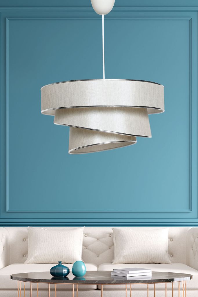 Opviq, Couper- Couper FLH, Beige, Kronleuchter, 40 x 40 cm, Produktbild 1