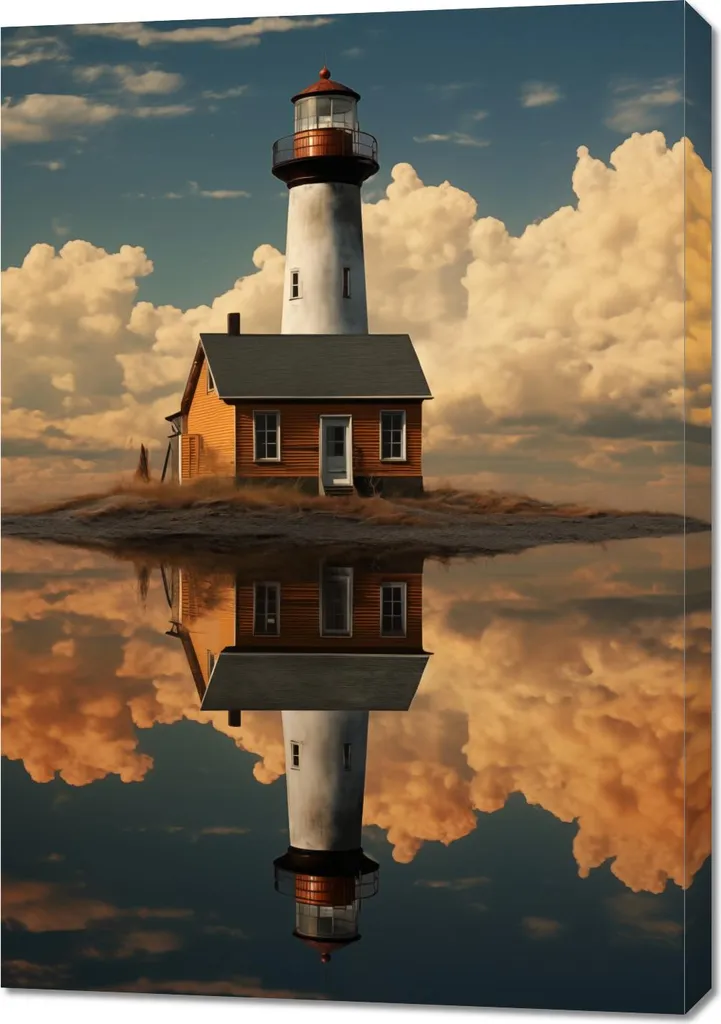 Quadro Moderno Riflesso Marino 70x100 - Decorazione Parete di Design
