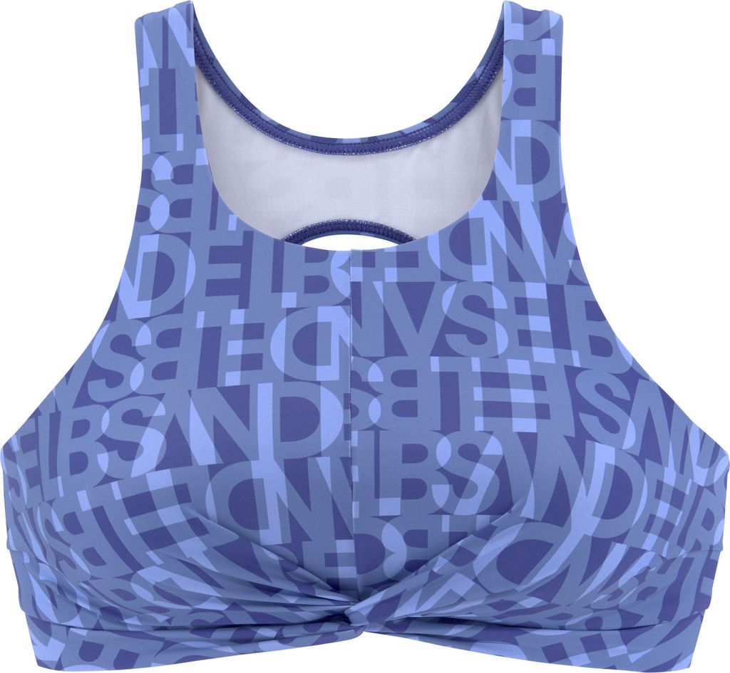 Elbsand Crop-Bikini-Top blau Größe 34 Cup A/B
