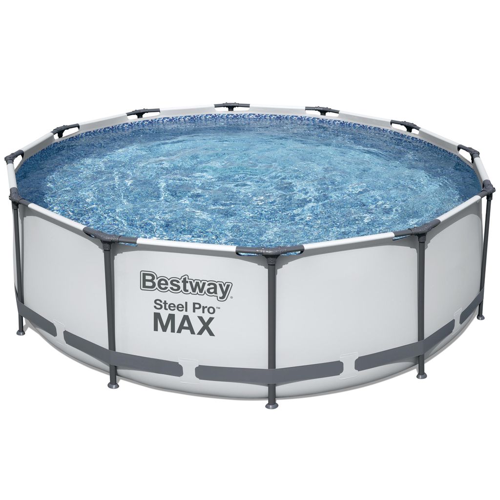 Steel Pro Max™ Frame Pool Komplett-Set, rund, mit Produktbild 47
