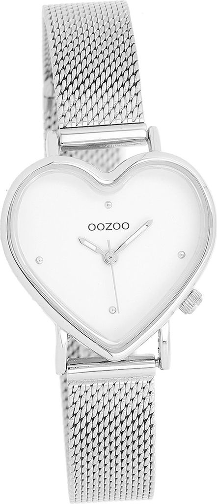 Oozoo Metall Damen Uhr Analog Quarzuhr Armband silber Timepieces D2UOC11413