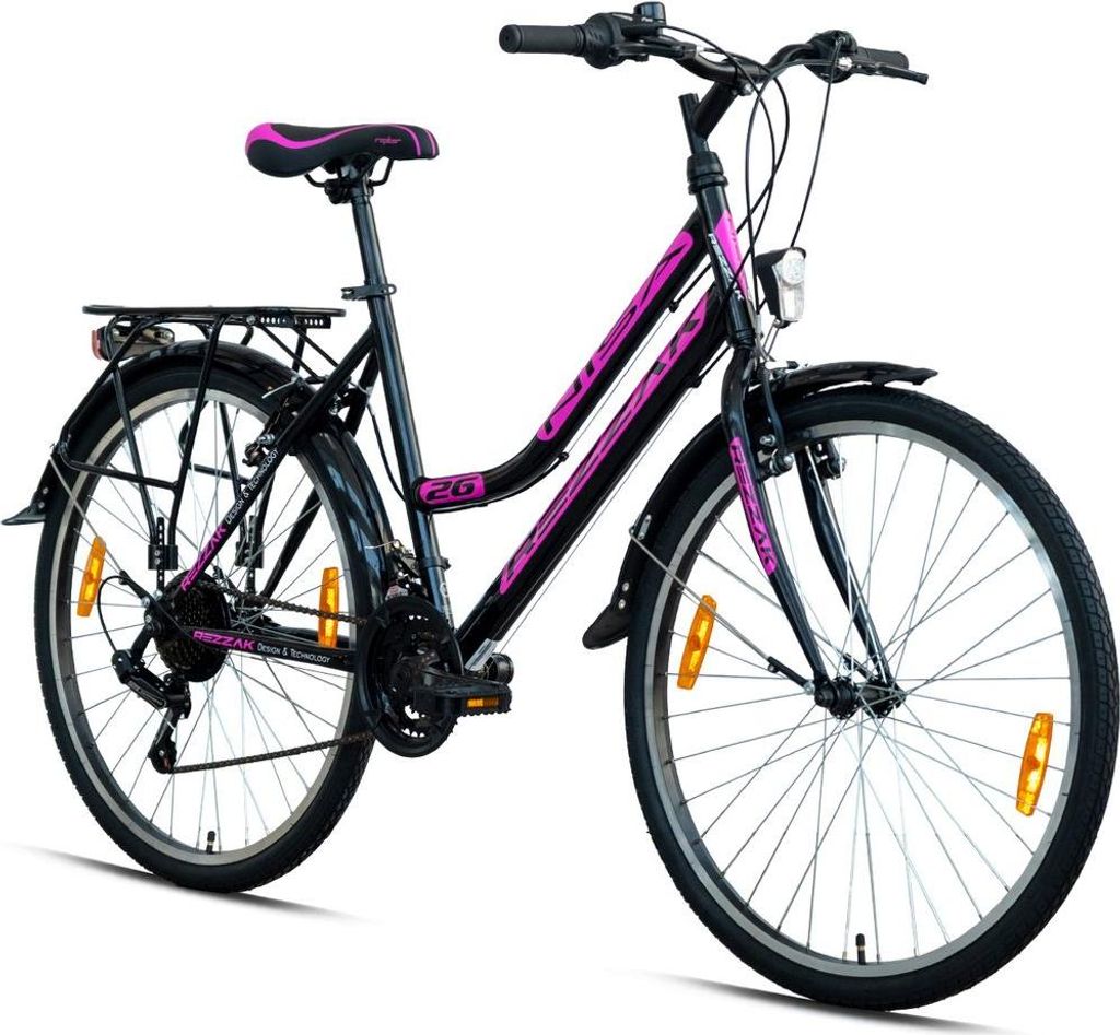 26 Zoll fahrrad mädchenfahrrad Damen Mädchen Fahrrad city Produktbild 