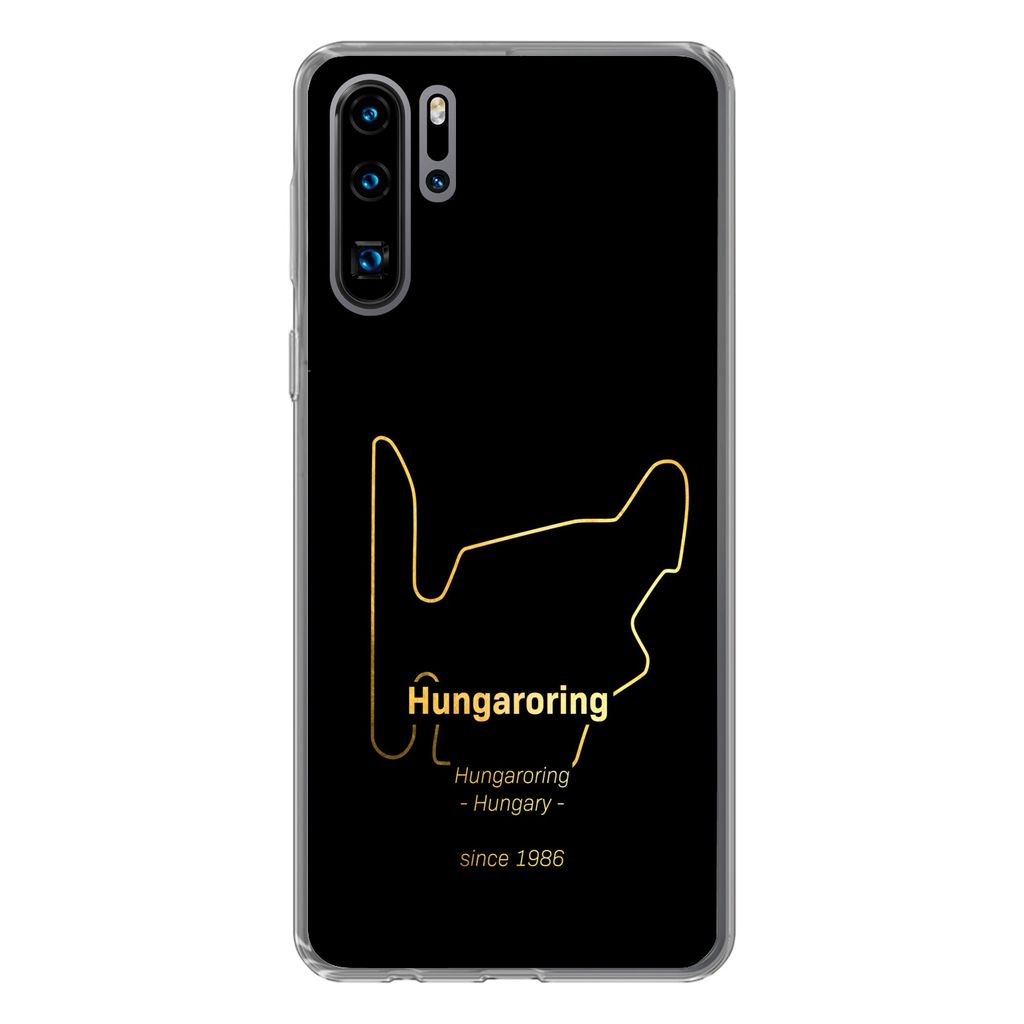 MuchoWow Handyhülle Schutzhülle Hülle für Huawei P30 Pro Hungaroring - Formel 1 - Rennstrecke Silikon Softcase Handy Hülle - Schutzdeckel