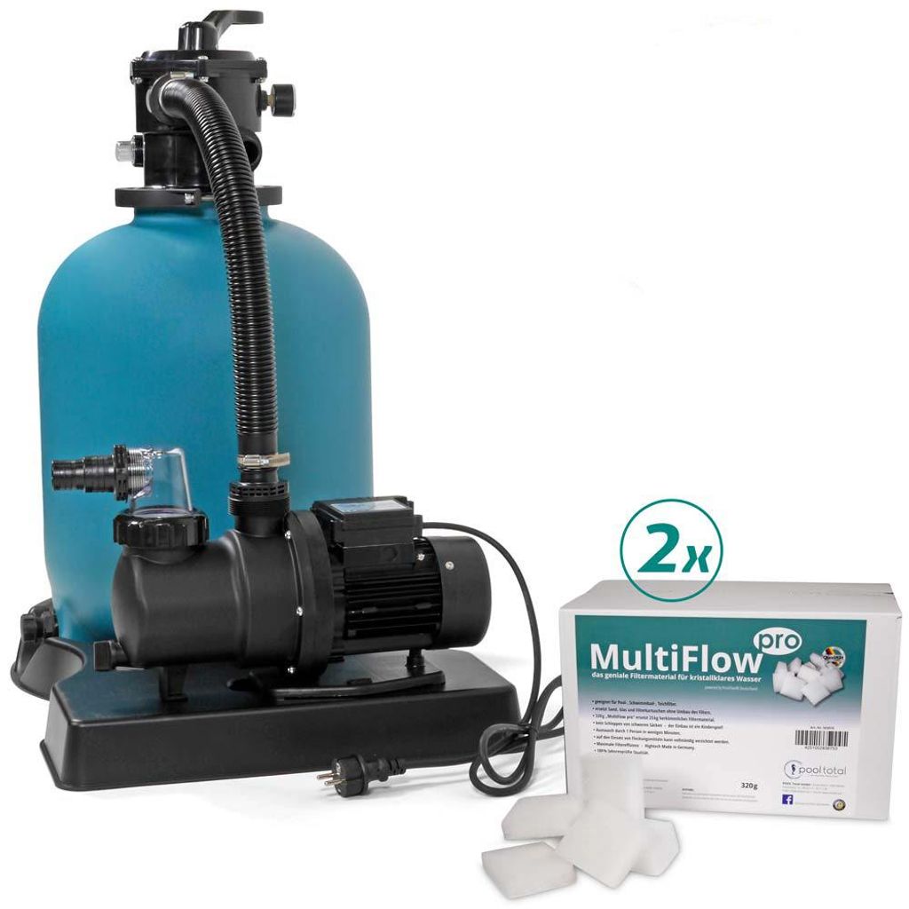 Sandfilter CLEAR+ 400, Filterpumpe + MultiFlow Produktbild 