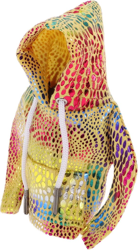 1 Stk. Schaltknaufabdeckung Schaltknaufschutz Schaltgriffschutz Bright Hoodie Style Goldton Stoff