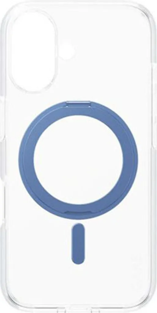 Custodia PanzerGlass iPhone 16 MagSafe Blu con Supporto Kickstand