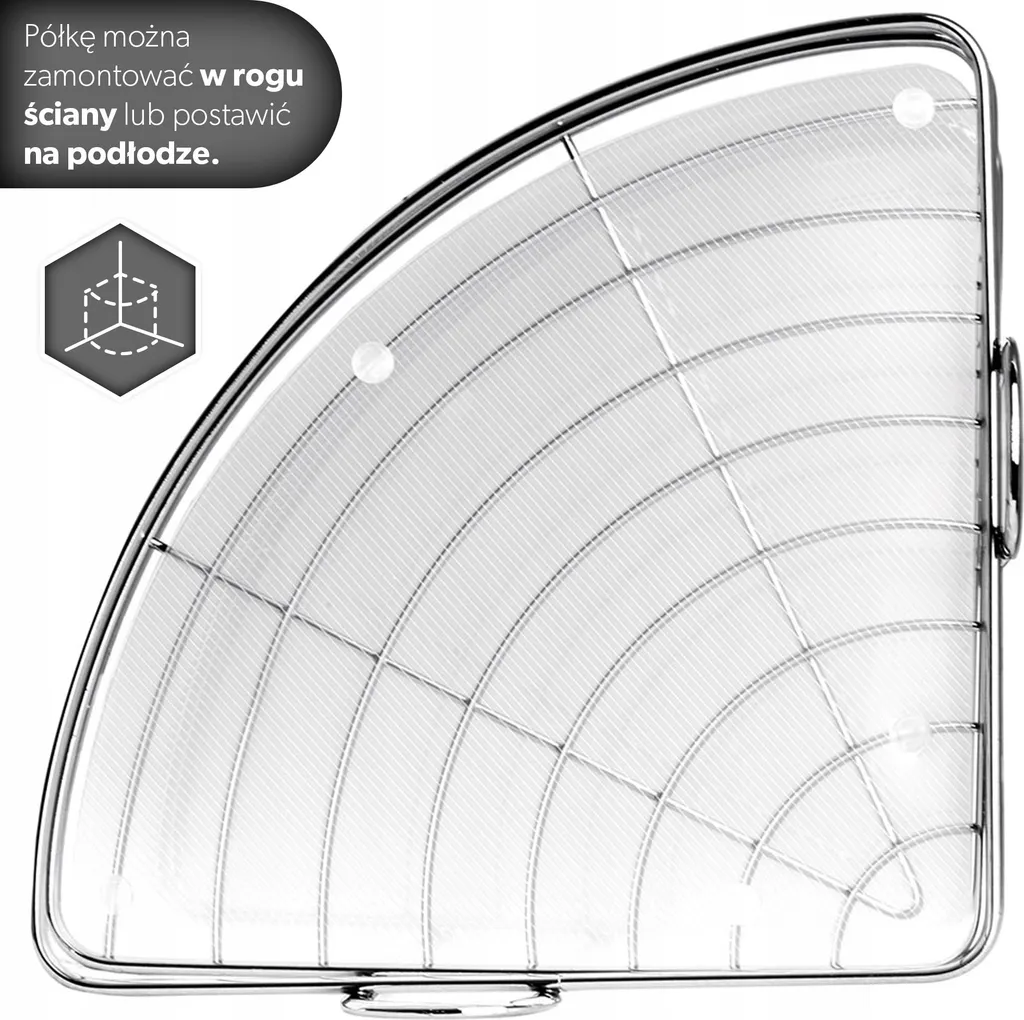 Étagère de Douche 3 Niveaux en Acier Inoxydable Argenté - Support Salle de Bain