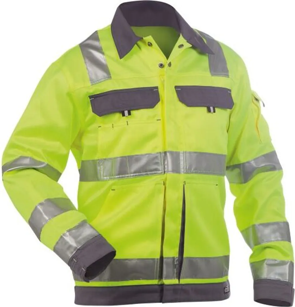 Giacca da lavoro ad alta visibilità, NEON YELLOW/CEMENT GREY, taglia 4XL