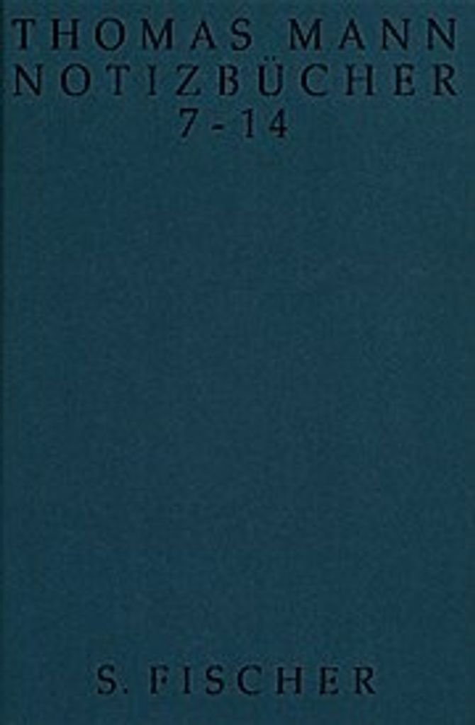 FISCHER Buch Serie 7 - 14: Einblicke in den Schaffensprozess von Thomas Mann, herausgegeben von Hans Wysling