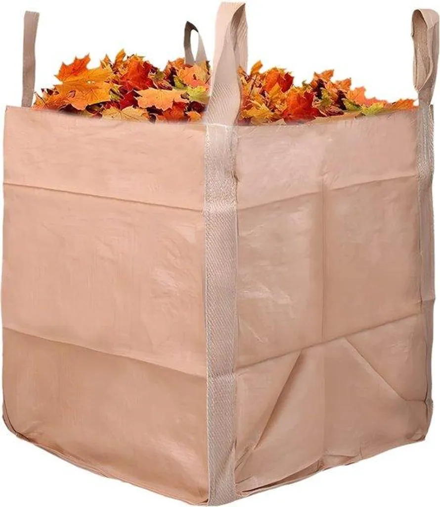 Grand sac de jardinage robuste 750L - Lot de 3 sacs à herbe et feuilles