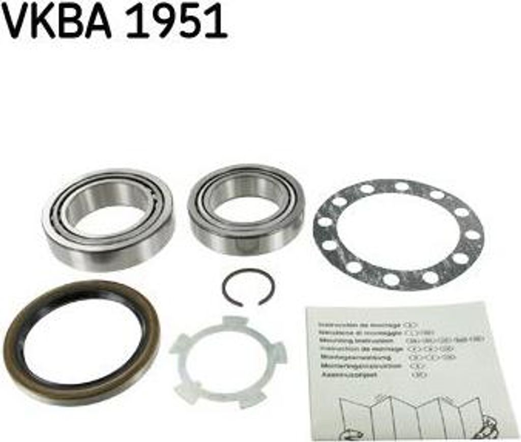 SKF VKBA 1951 Radlagersatz OE 5270144110 kompatibel mit 4 Runner, Hiace, Hilux, Taro