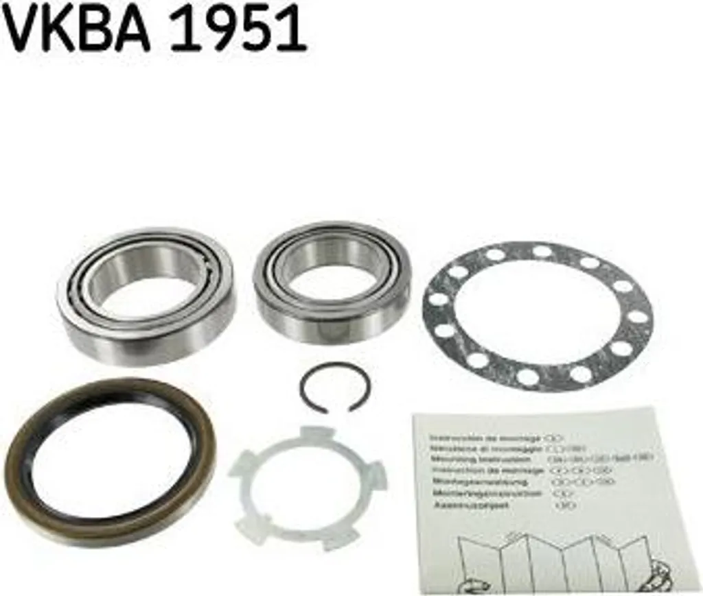 Kit Roulement Moyeu pour Toyota Hiace et Hilux SKF VKBA 1951 Kit Complet OE