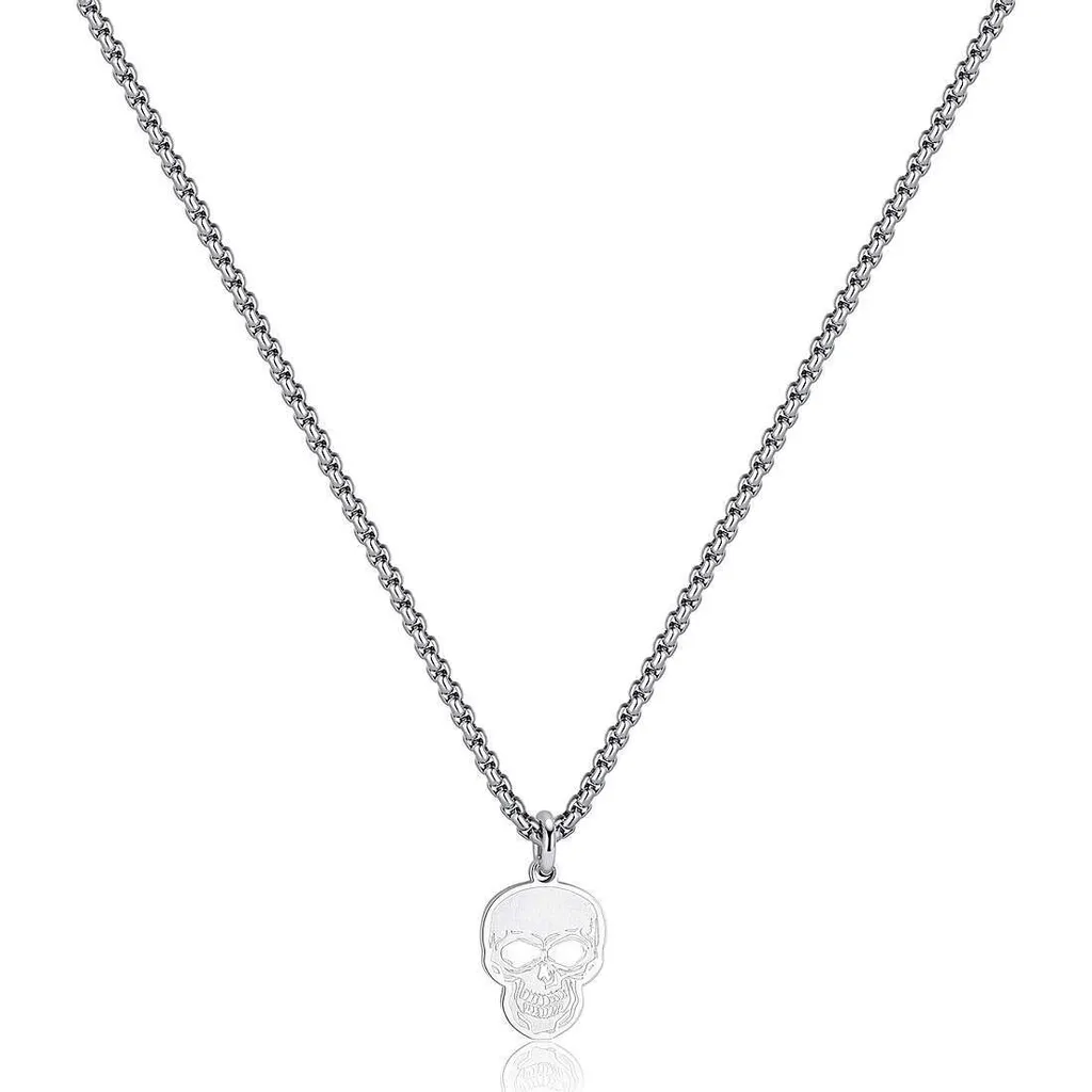 Regalo Uomo Collana Sagapò Rebel Acciaio Pendente - 50/70 cm Originale