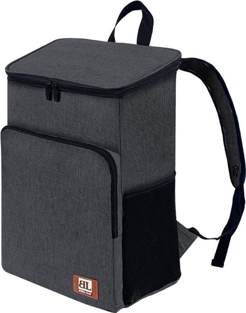INF Isolierter Kühlrucksack für Outdoor-Aktivitäten - Thermotasche, 1 Stück Schwarz