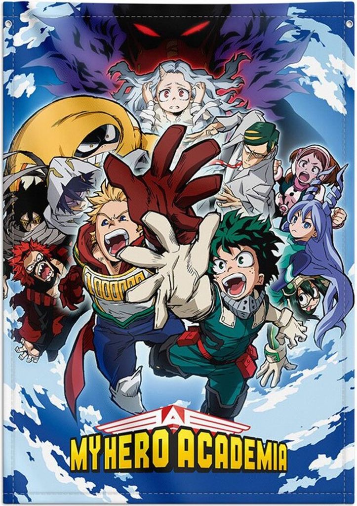 Grupo Erik My Hero Academia Stoffposter 70x100 Cm Mehrfarbig Mehrfarbig One Size