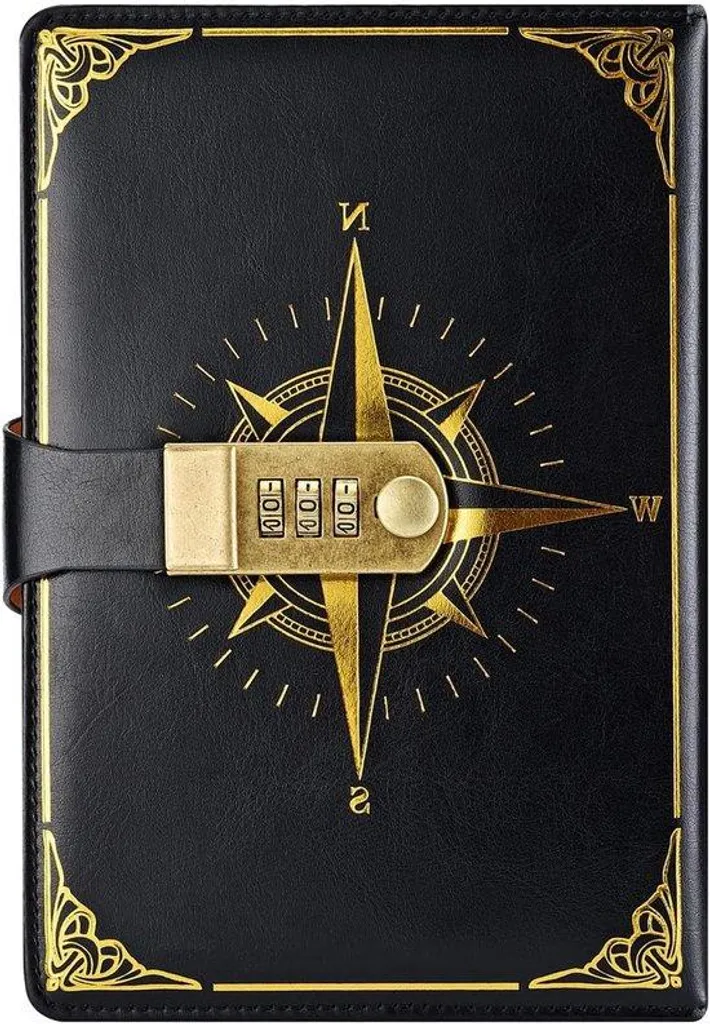 Carnet secret avec cadenas pour écrire ses pensées à l'abri
