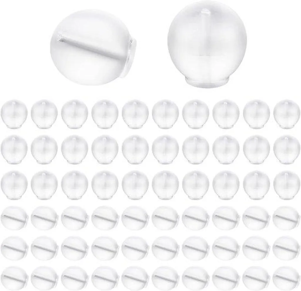 Ne perdez plus vos boucles d'oreilles avec ces 150 fermoirs silicone